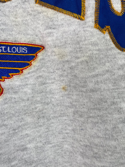 90's BLUES Approx. Size XXL Vintage NFL Sweat - Shirt / A7048