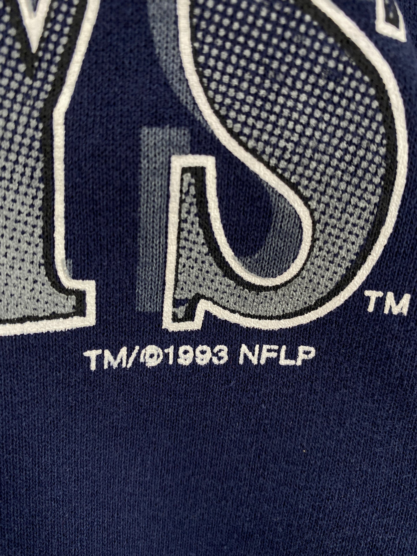1993 DALLAS COWBOYS Made in USA Size Approx.XL Vintage NFL Sweat-Shirt / A5515