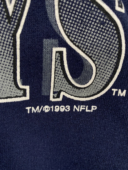 1993 DALLAS COWBOYS Made in USA Size Approx.XL Vintage NFL Sweat-Shirt / A5515