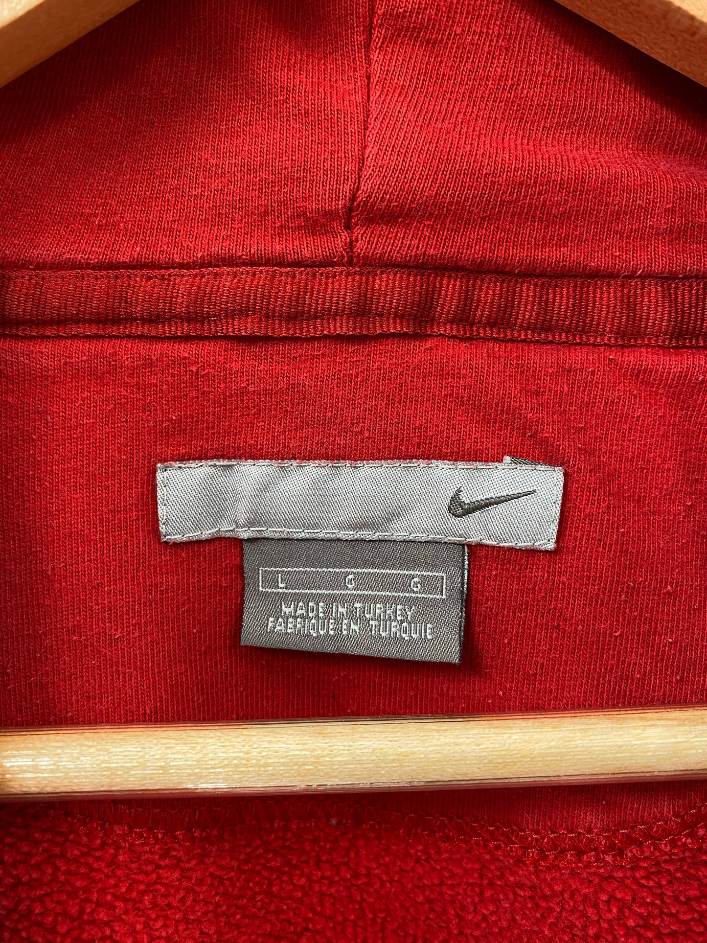 00' NIKE Size L Vintage Hoodie Sweat-shirt/ K5801