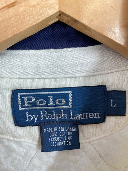 90’s POLO RALPH LAUREN Size L Vintage Rugby-Shirt / A6489