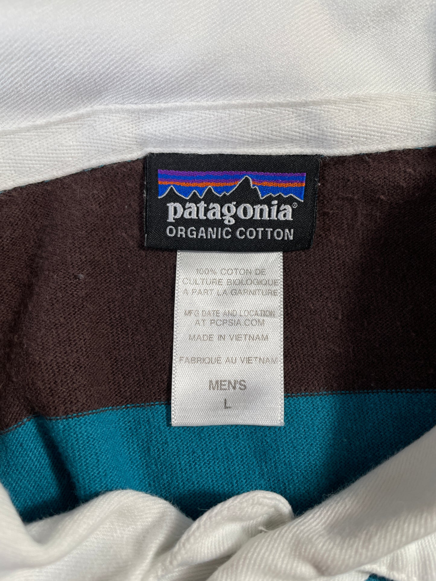 Vintage PATAGONIA Size L Rugby-Shirt / A7270