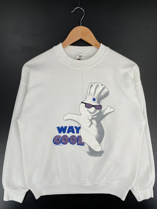 1996 PILLSBURY DOUGHBOY Size M Vintage Sweat-Shirt / E5400S