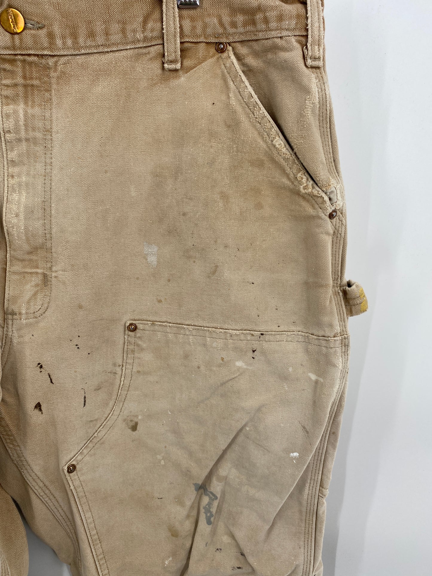 Vintage CARHARTT Made in USA Size W39xL30 Double Knee Pants / A6624