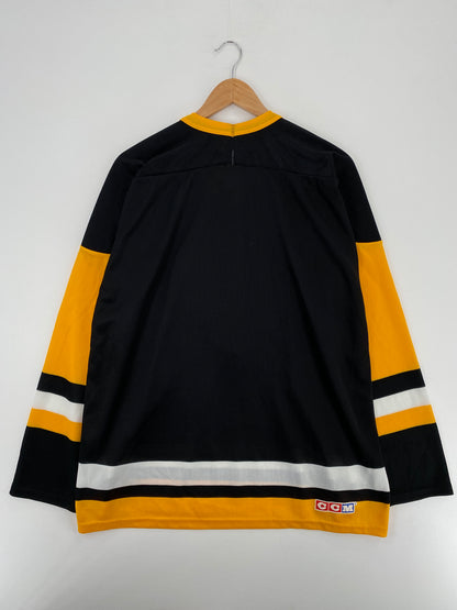Vintage PITTSBURGH PENGUINS Made in USA Size XL NHL Hockey Hockey Game Shirt / A5387