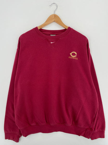 00' NIKE CHICAGO MAROONS Size L Vintage College Sweat-Shirts / A5350