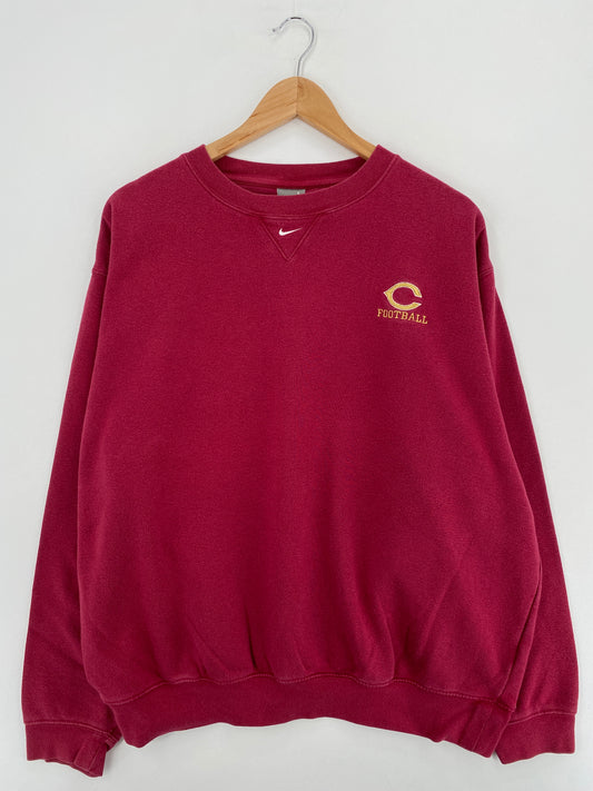 00' NIKE CHICAGO MAROONS Size L Vintage College Sweat-Shirts / A5350