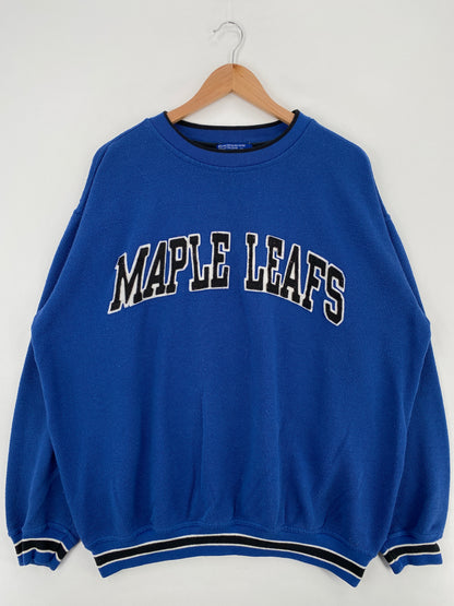 90's STARTER x TRONTO MAPLE LEAFS Size XL Vintage NHL Sweat-Shirt / A3903