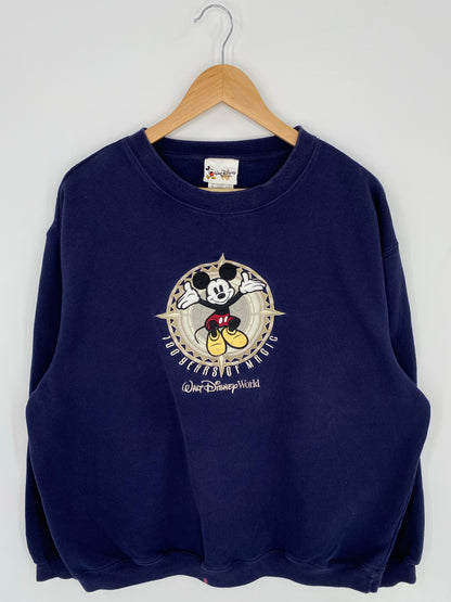 90's DISNEY MICKEY Made in USA Size XL Vintage Sweat-shirt / K7639