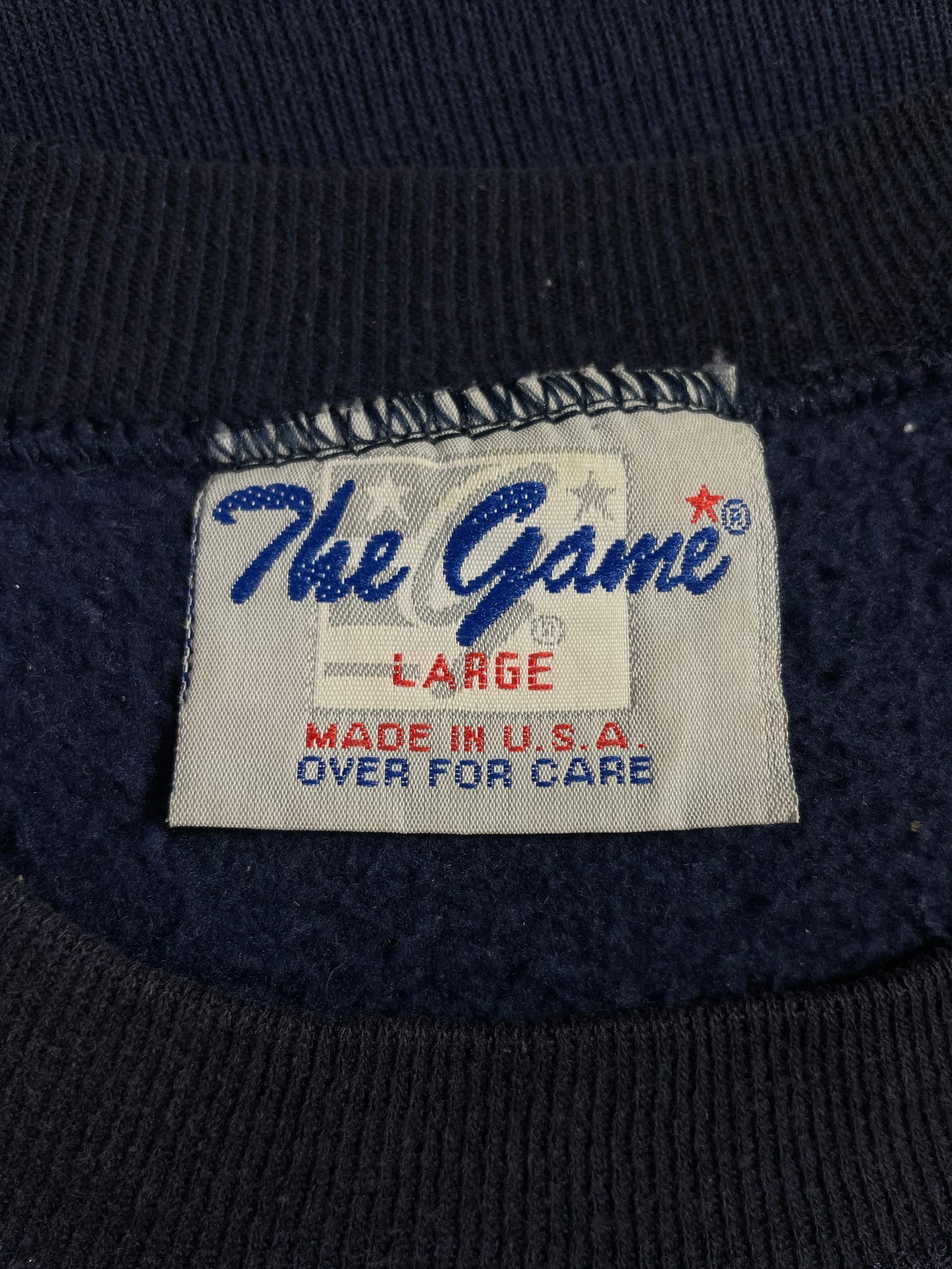 90's UCONN HUSKIES Made in USA Size L Vintage College Sweat shirt / E4459S