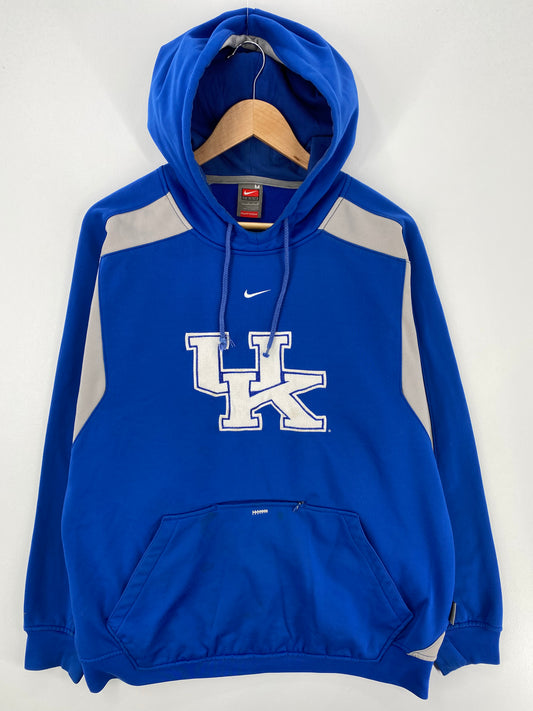 00' NIKE KENTUCKY Size M Vintage College Hoodie Jersey Material Sweat-Shirts/ A810
