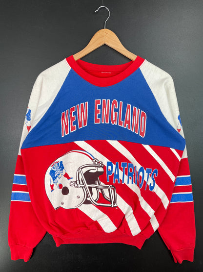 90’s NEW ENGLAND PATRIOTS Size Approx.L NFL Sweat-shirt / A8522