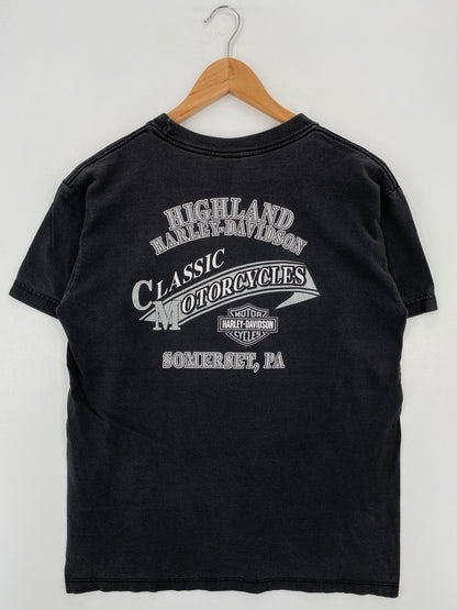 2001 HARLEY DAVIDSON PENNSYLVANIA Size M Vintage T-shirt / A7915