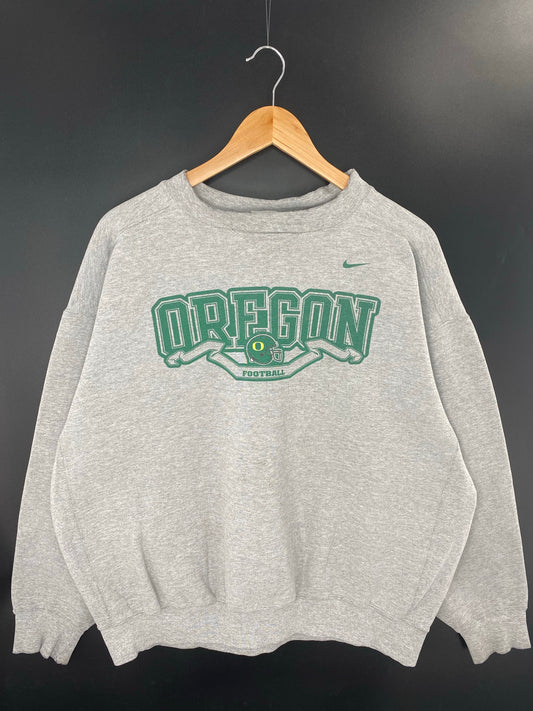 90’s NIKE OREGON DUCKS Size L Vintage College Sweat-shirt / K9389