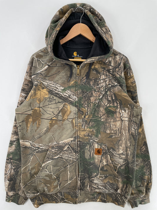 Vintage CARHARTT Size M Zip-up Hoodie Sweat-Shirt / E4364S