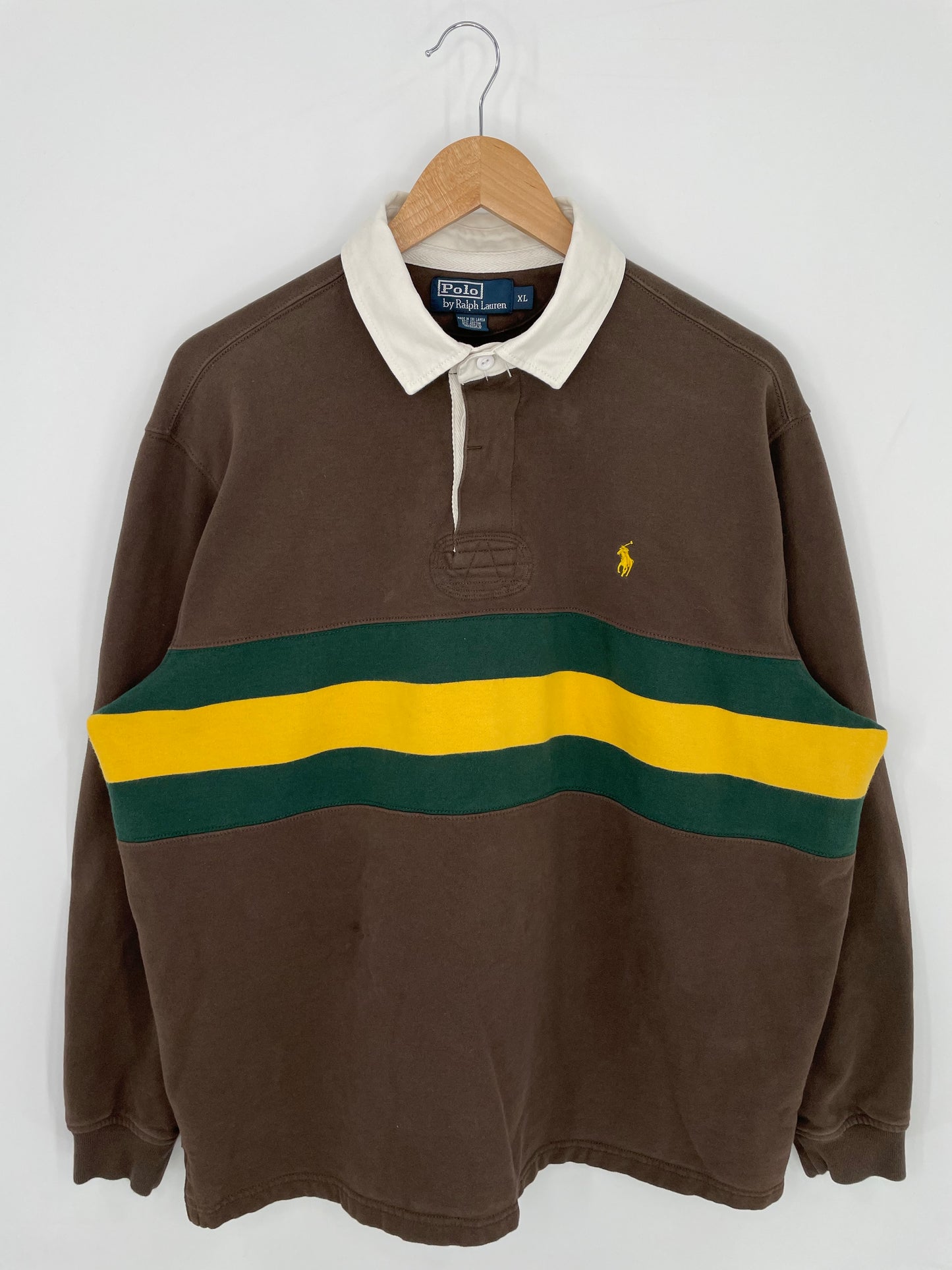 90's POLO RALPH LAUREN Size XL Vintage Rugby-Shirt / K8172