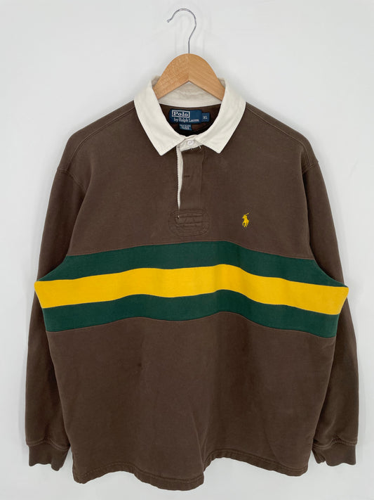 90's POLO RALPH LAUREN Size XL Vintage Rugby-Shirt / K8172