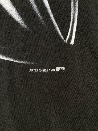 .1994 BALTIMORE ORIOLES Made in USA Size L Vintage MLB T-Shirt / A8857