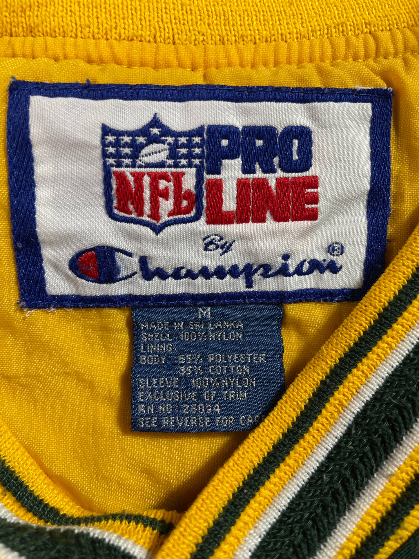 Vintage Champion x CHAMPION x GREEN BAY PACKERS Size M Vintage NFL Nylon Jacket / E3221N