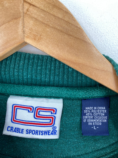 90's NEW YORK JETS Size L Vintage NFL Sweat - Shirt/ A5562