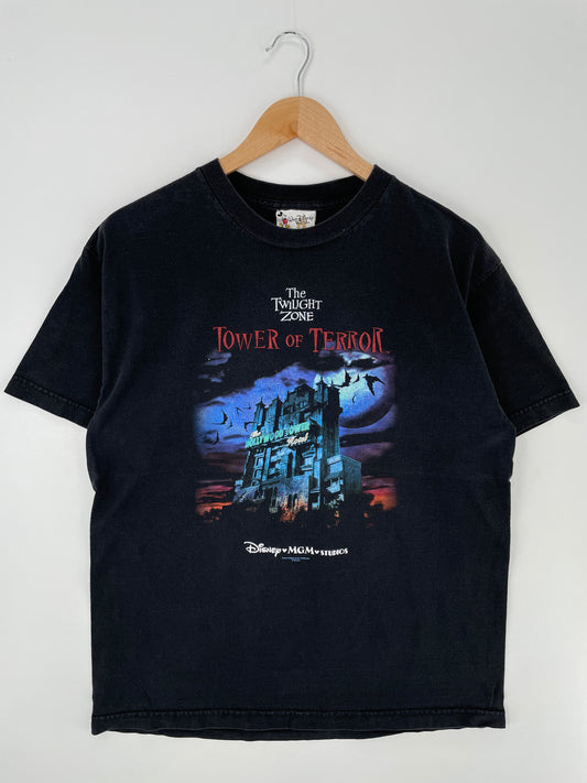 00' DISNEY TOWER OF TERROR Size L Vintage T-Shirts / A778