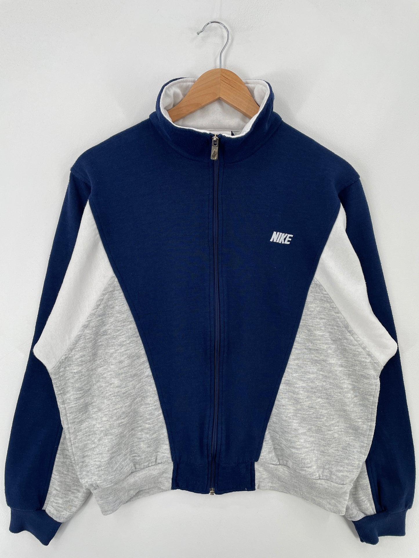 90's NIKE Silver Tag Size M Vintage Zip-up Sweat shirt / E4133S