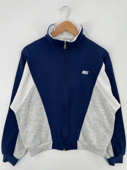 90's NIKE Silver Tag Size M Vintage Zip-up Sweat shirt / E4133S