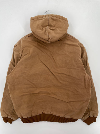 Vintage CARHARTT Size L Hoodie Duck Jacket / A7299