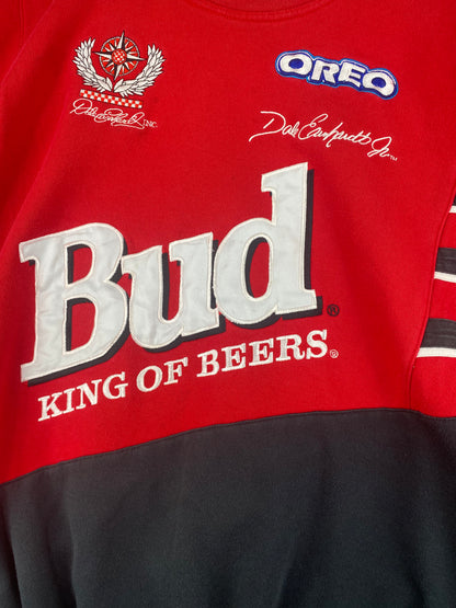00’ NASCAR DALE EARNHARDT JR x BUDWEISER Size L Vintage Sweat-Shirt / A1613
