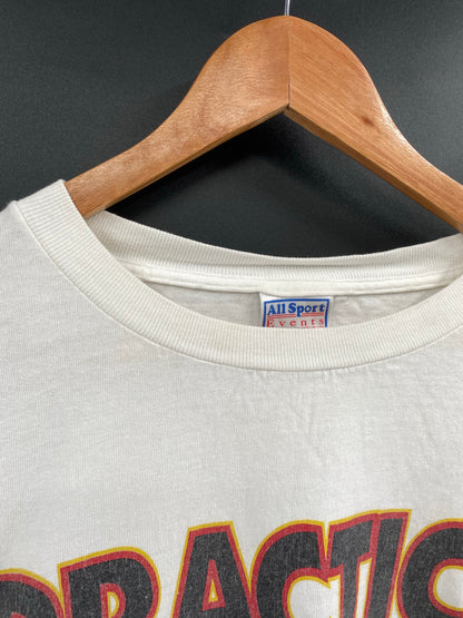 90’s PRACTICE SAFE SEX Size L Vintage T-Shirts / K4511