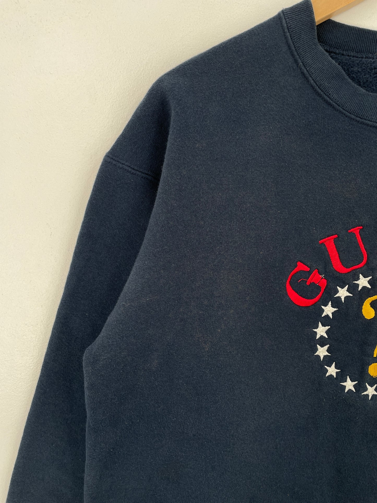 90's GUESS Made in USA Size Approx.M Vintage Sweat-Shirt / A7116