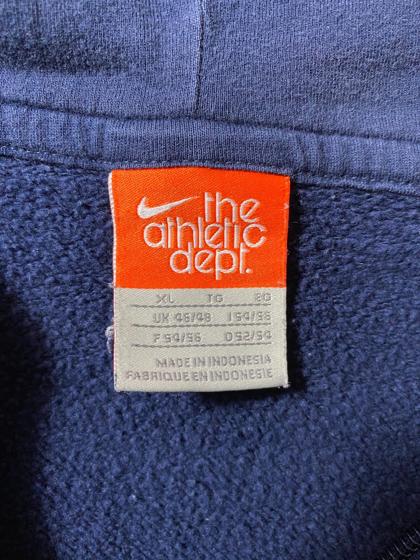 Vintage NIKE Size XL Vintage Zip Up Hoodie Sweat-Shirts/ A182