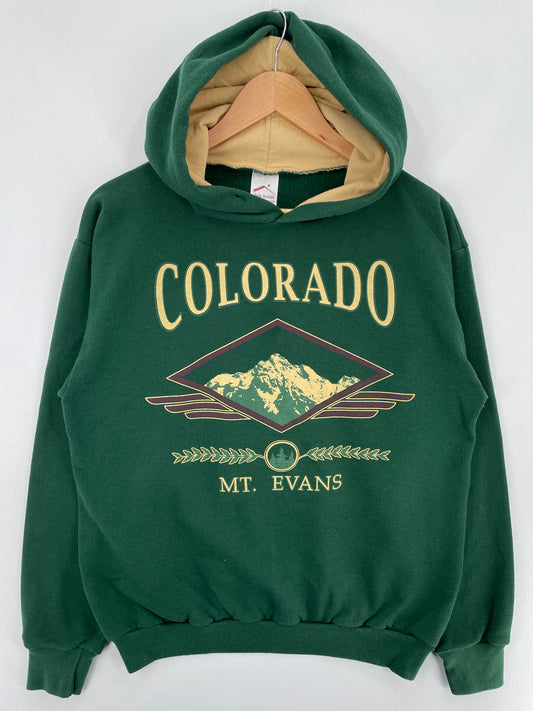 90's COLORADO Made in USA Size L Vintage College Hoodie Sweat-shirt / E2588S