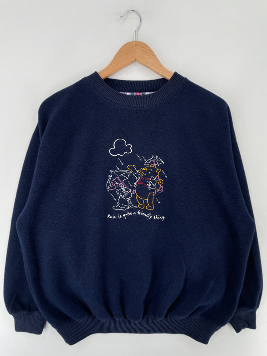 00' WINNIE THE POOH Size M Vintage Sweat-Shirt / E6039S