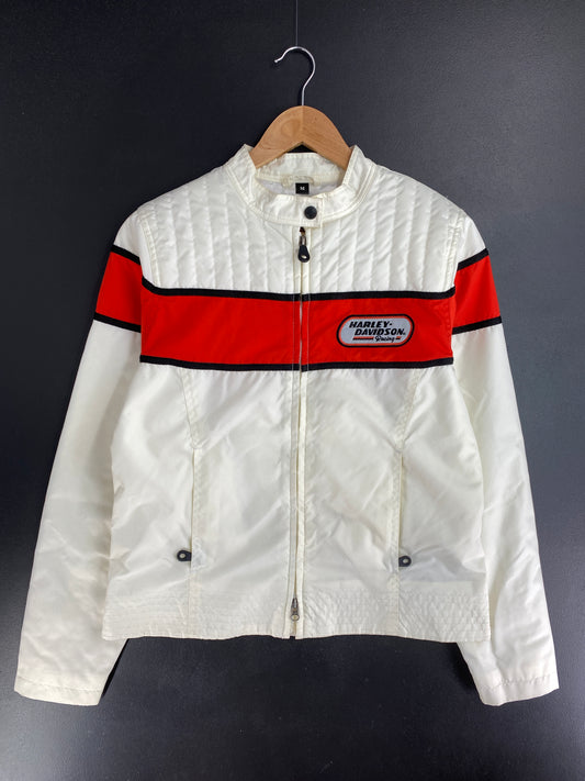 90’s HARLEY DAVIDSON Size M Vintage Zip Up Sweat-Shirt / E740