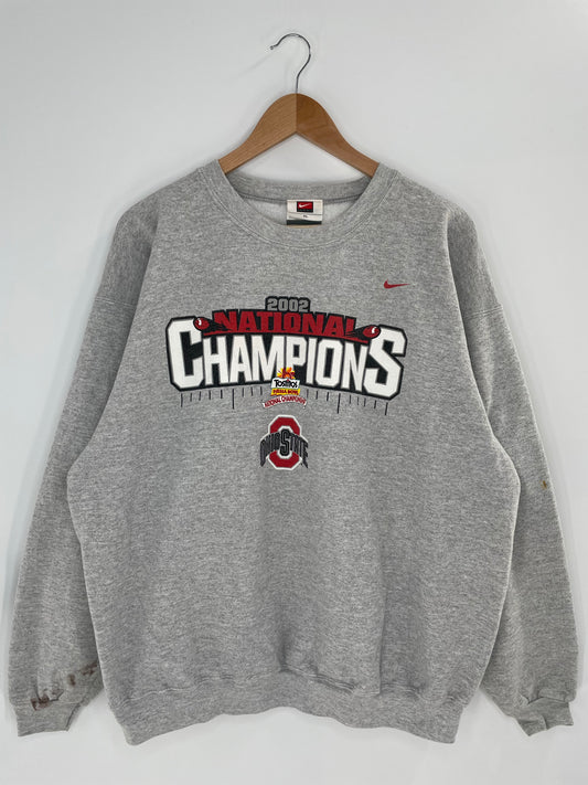 00' NIKE OHIO STATE  Size XL Vintage College Sweat shirt / K7004