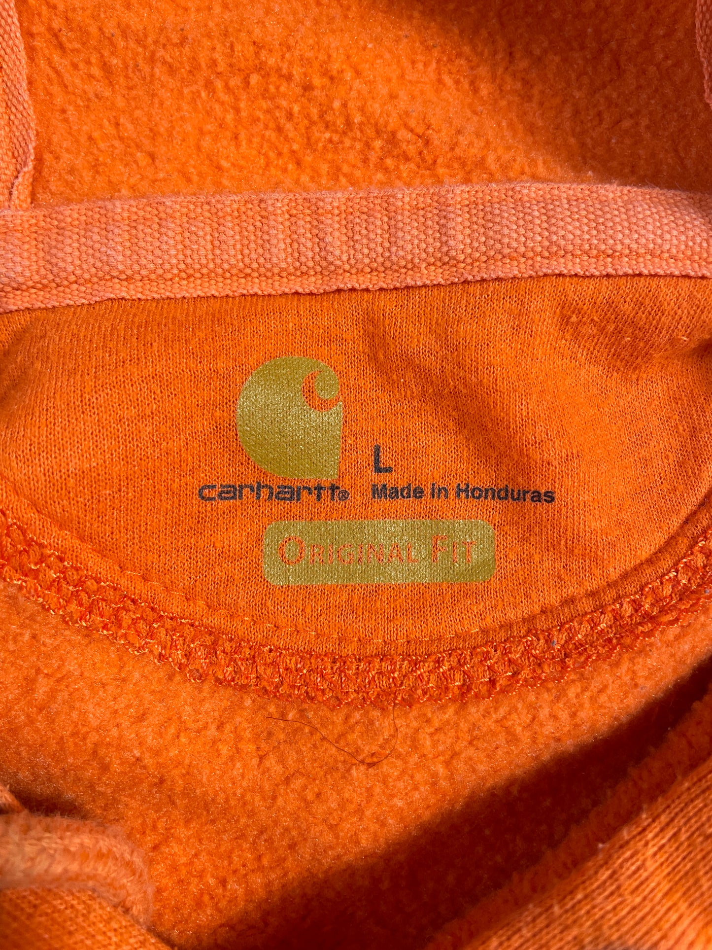 Vintage CARHARTT Size L Hoodie Sweat-Shirt / A8700