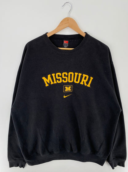 00' NIKE MISSOURI Size XL Vintage College Sweat-Shirts/ A267
