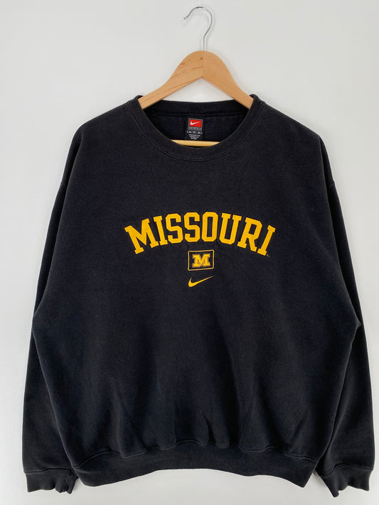 00' NIKE MISSOURI Size XL Vintage College Sweat-Shirts/ A267