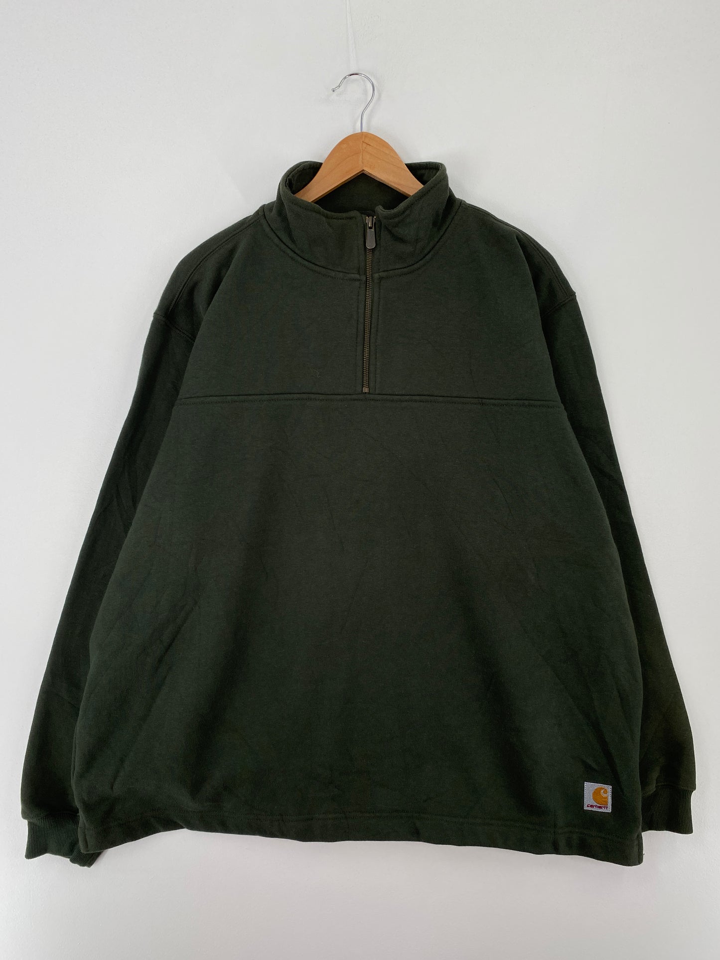 Vintage CARHARRT Size XL Half Zip Sweat Shirt / A9581