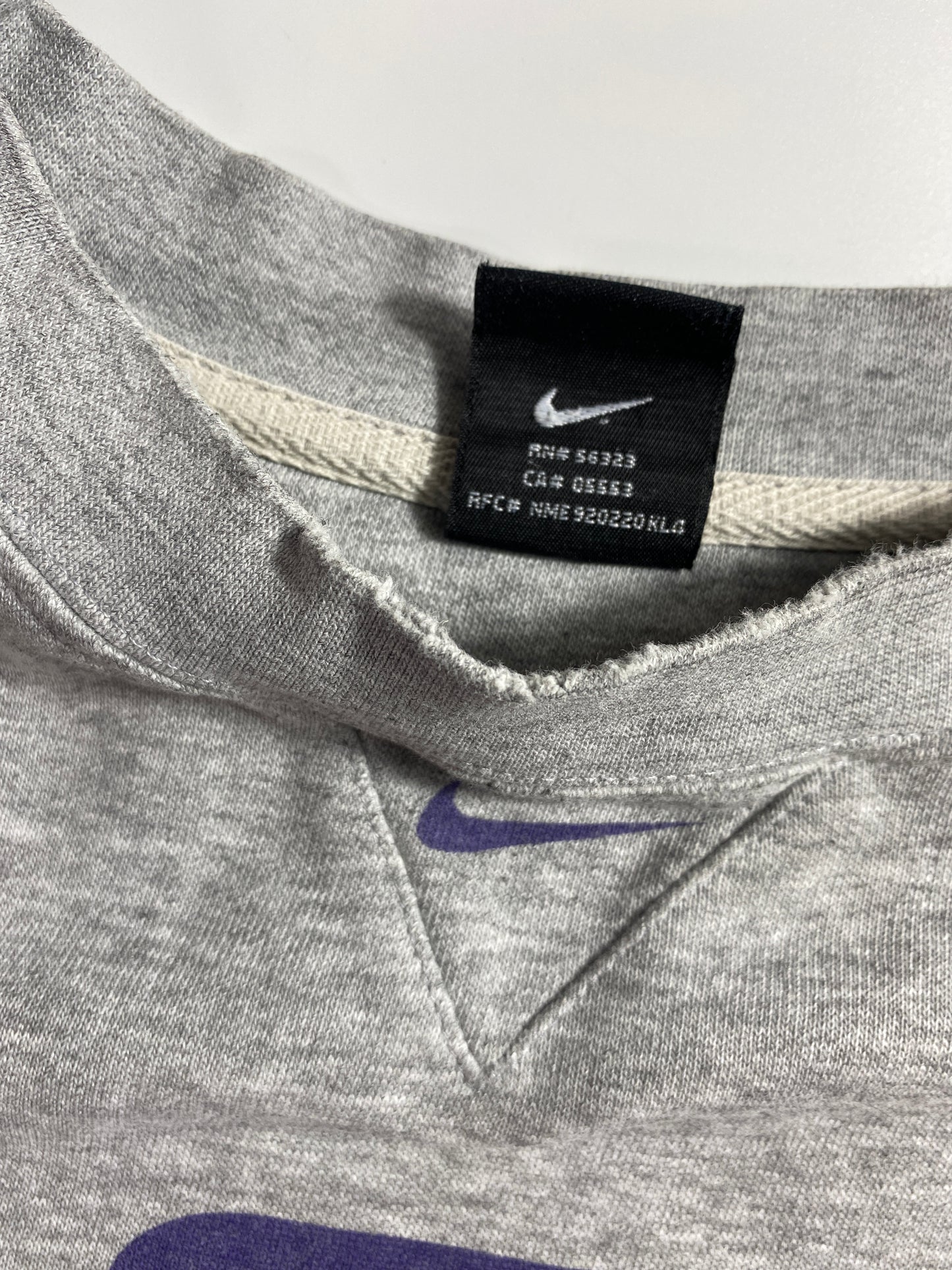 00' NIKE LSU Size XL Vintage College Sweat-shirt / A5690