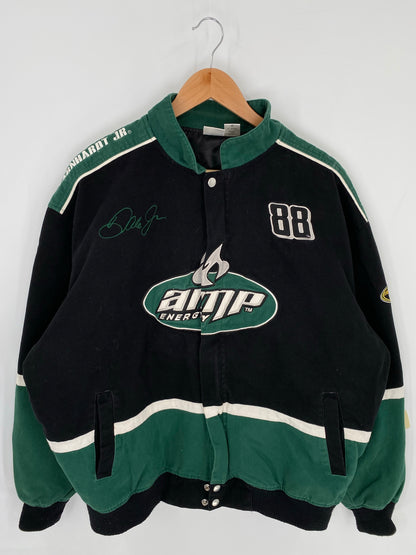 Vintage NASCAR DALE EARNHARDT JR Size XL Racing Jacket/ K8310