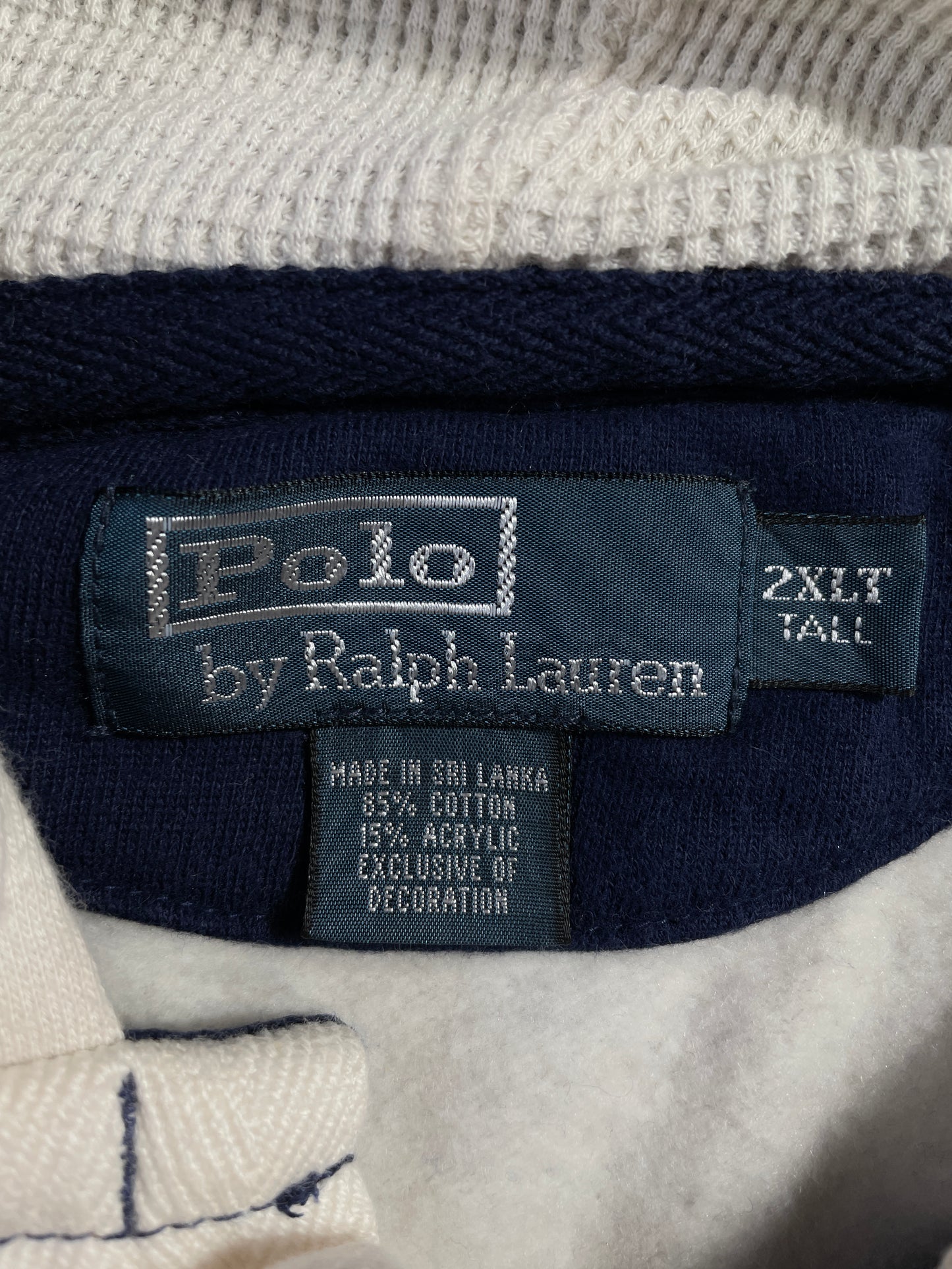 90's POLO RALPH LAUREN Size XXL Vintage Hoodie Sweat-shirt / E195