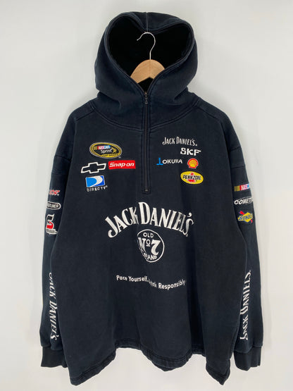 Vintage NASCAR JACK DANIEL'S x CLINT BOWYER Size XXXL Vintage Racing Sweat-shirt / K8721