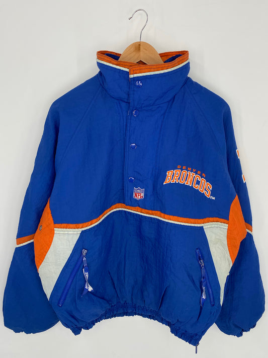 Vintage STARTER x DENVER BRONCOS Size M NFL Nylon Padded Jacket  / K8334