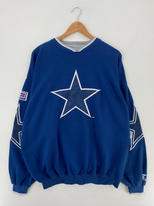 90's STARTER X DALLAS COWBOYS Size XL Vintage NFL Sweat-shirt / A9964