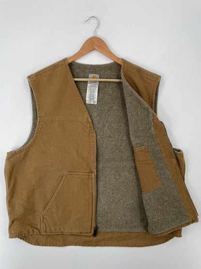 Vintage CARHARTT Size XXL Duck Vest / A9162