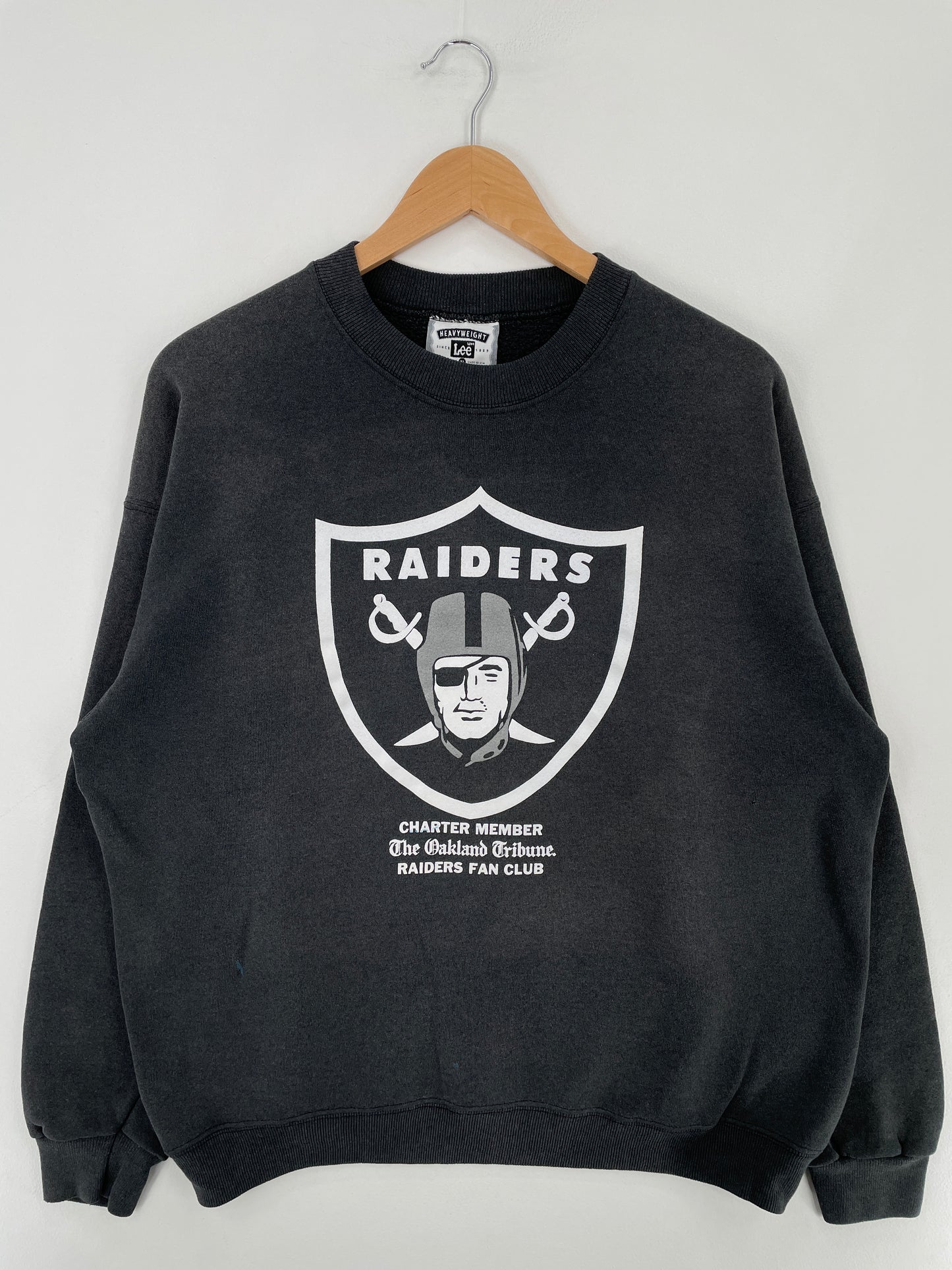 90's OAKLAND RAIDERS Made in USA Size XL Vintage NFL Sweat-shirt / E2990S