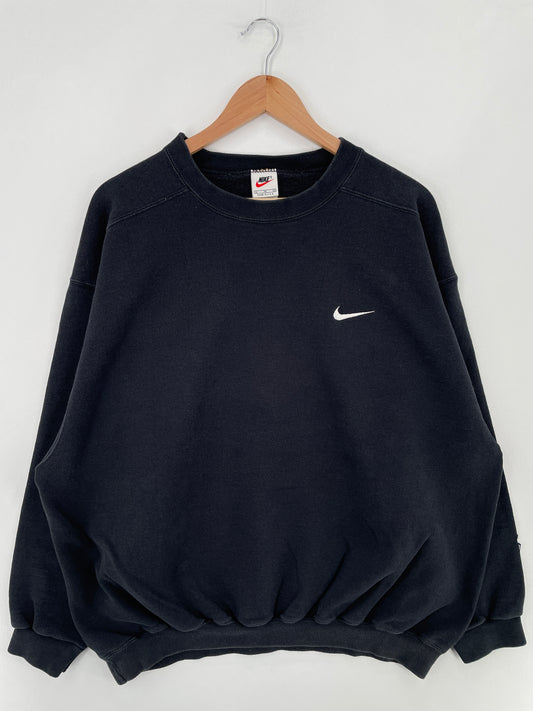 90's NIKE MINI SWOOSH Made in USA Size XL Vintage Sweat-shirt / E3960S