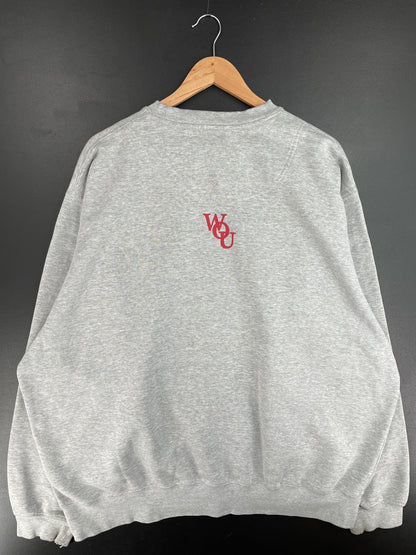 00' NIKE x WESTERN OREGON WOLVES Size XXL Vintage College Sweat-Shirt / E6043S